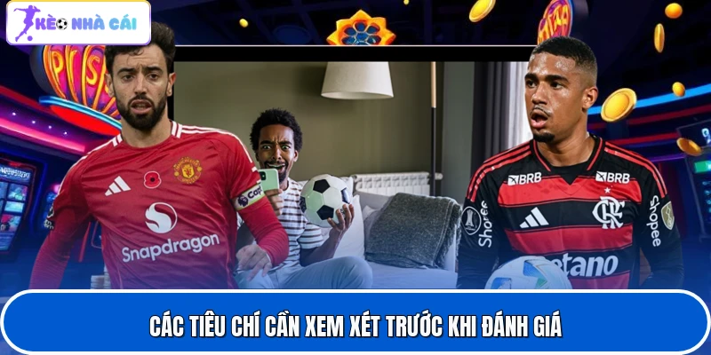 Các tiêu chí cần xem xét trước khi đánh giá