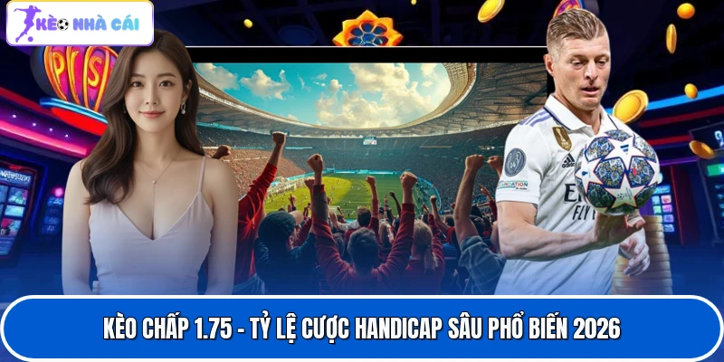 Kèo Chấp 1.75 - Tỷ Lệ Cược Handicap Sâu Phổ Biến 2026