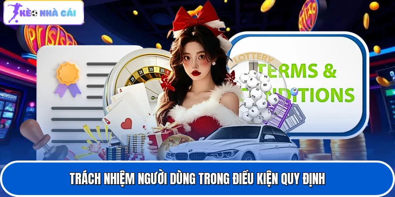 Trách nhiệm người dùng trong điều kiện quy định